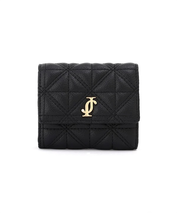 經典 J 字立體壓線三折夾(BLACK)
