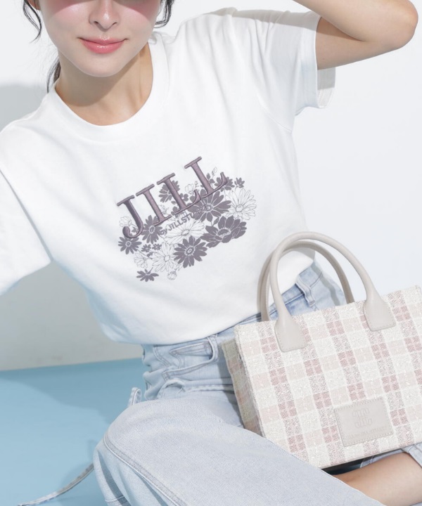 有機棉花朵刺繡 LOGO T(WHITE / FR)