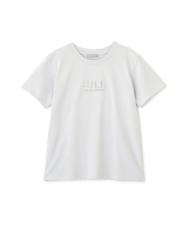 有機棉亮片刺繡 LOGO T(藍色 / F)