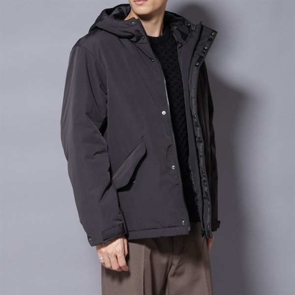 軍風鋪棉外套(Black/L)