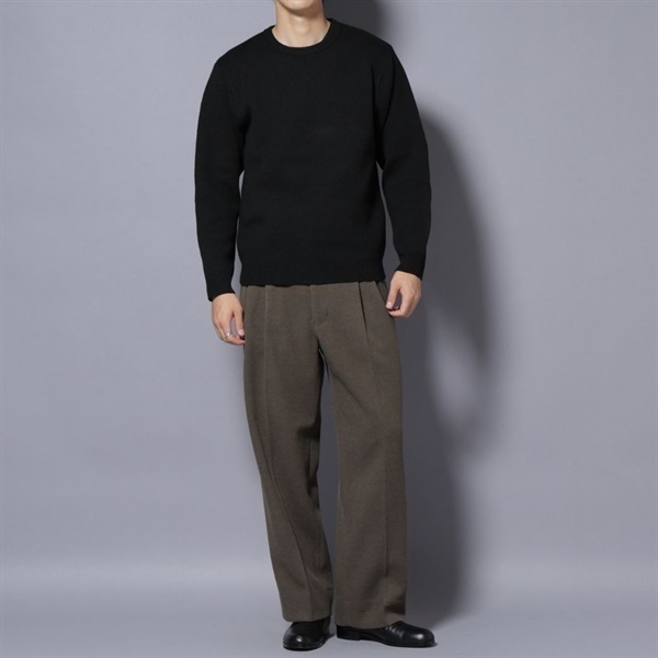 科技毛呢休閒西裝褲(Khaki/S)