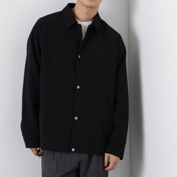 義式風格休閒教練外套(Black/L)