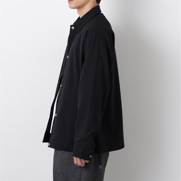 義式風格休閒教練外套(Black/M)