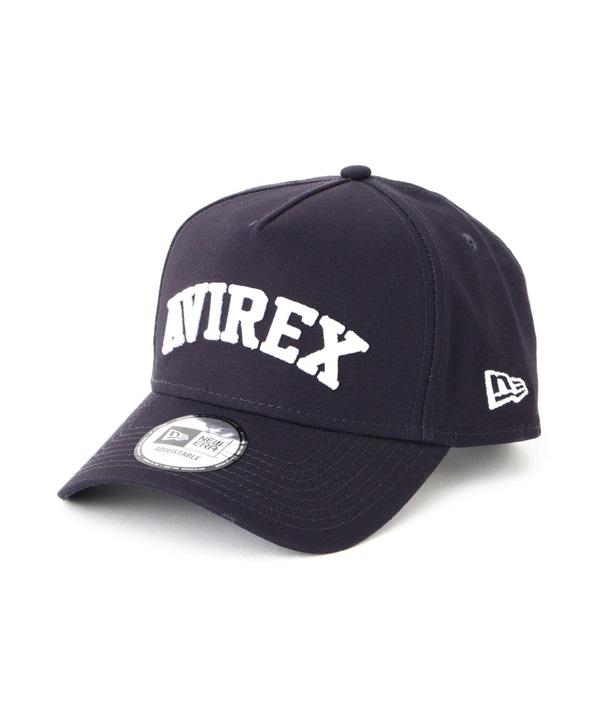 《AVIREX × NEW ERA》9FORTY A-FRAME LOGO 棒球帽(NAVY / F)