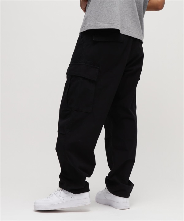 防撕裂六口袋工裝長褲(BLACK / L)