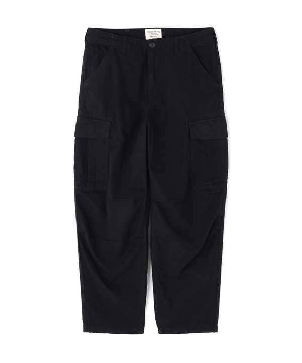防撕裂六口袋工裝長褲(BLACK / M)