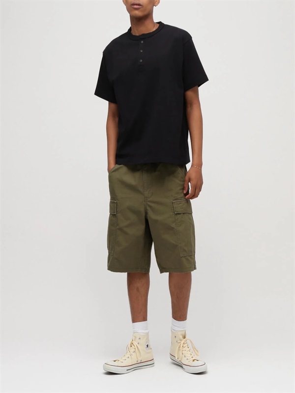 防撕裂工裝短褲(OLIVE / XL)