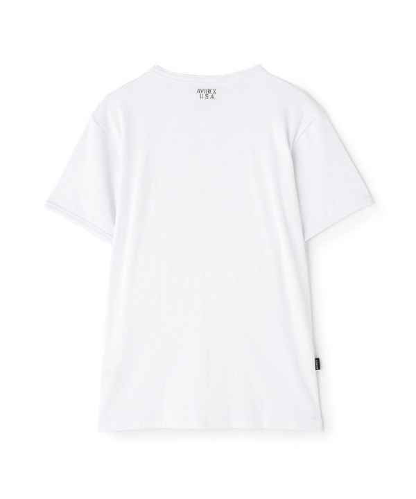 DAILY羅紋亨利領短袖T恤(WHITE/M)