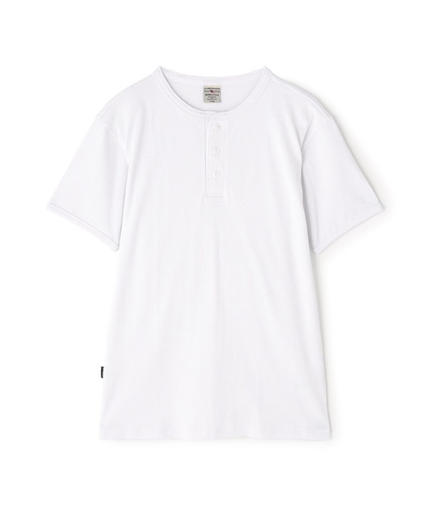 DAILY羅紋亨利領短袖T恤(WHITE/S)