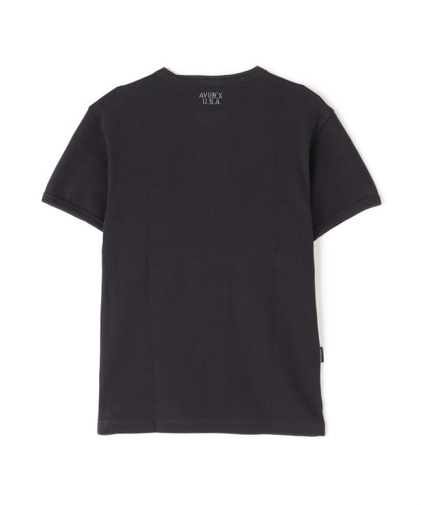DAILY羅紋亨利領短袖T恤(BLACK/XL)