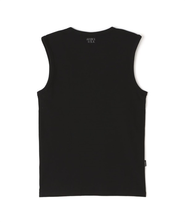 DAILY羅紋背心(BLACK/M)