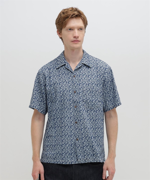 花紋短袖襯衫(USED / L)
