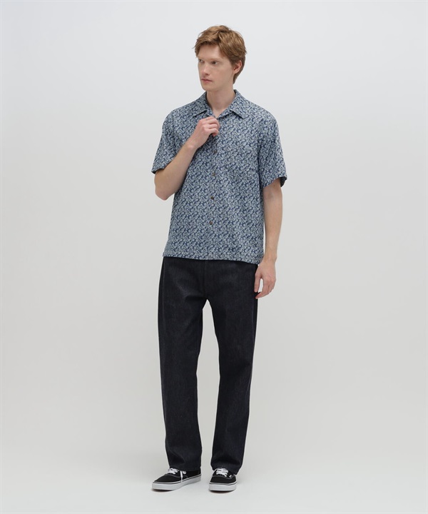 花紋短袖襯衫(USED / XL)