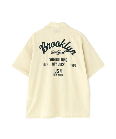 Brooklyn棉麻短袖襯衫