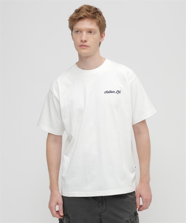 Brooklyn拼布短袖T恤(WHITE / L)