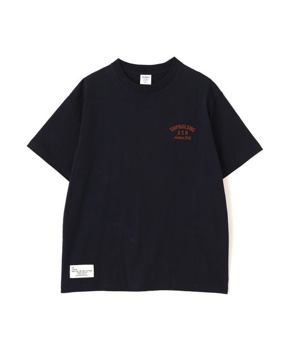 Brooklyn刺繡短袖T恤(NAVY / L)