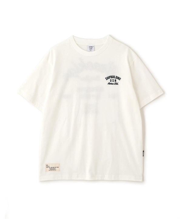 Brooklyn刺繡短袖T恤(WHITE / XL)