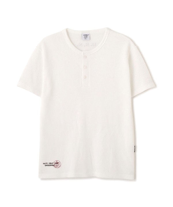 U.S.N. 華夫格亨利領上衣(WHITE / L)