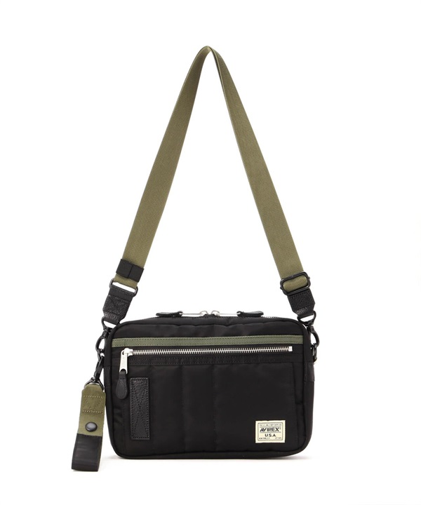 MA-1尼龍方形肩背包(BLACK)