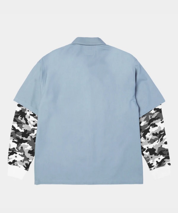 SHADOWS 長袖工裝襯衫(LIGHT BLUE / S)