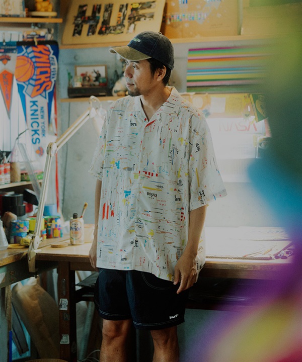 HUF X ORION COLLAGE 短袖襯衫