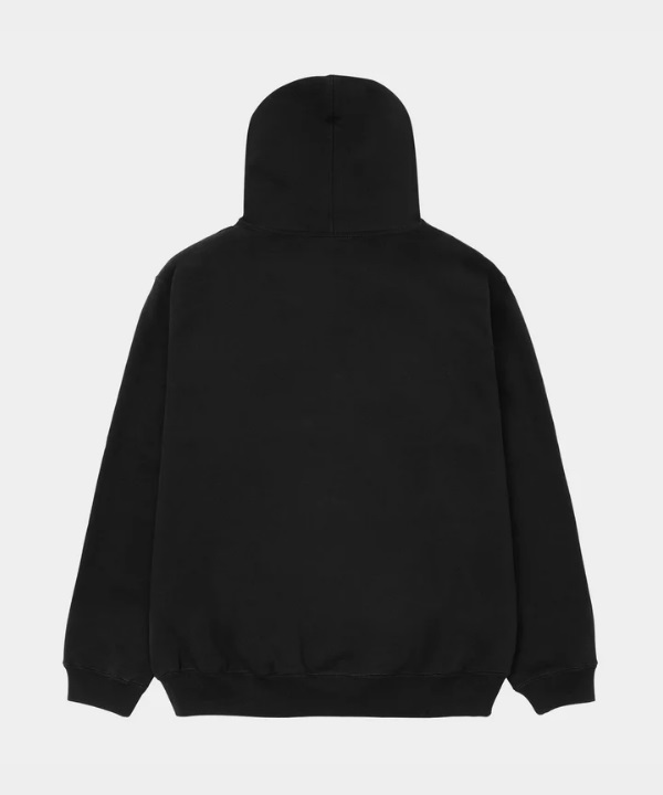 COSMIC 全開襟拉鍊連帽衫(BLACK / L)