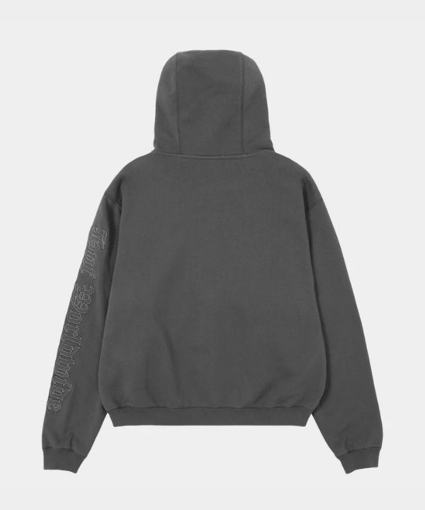 OLYMPIA 電繡連帽外套(BLACK / M)