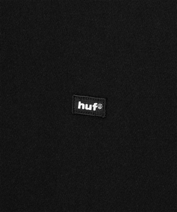 huf eightynine 刷毛連帽T(BLACK / L)