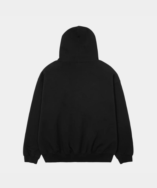 huf eightynine 刷毛連帽T(BLACK / M)
