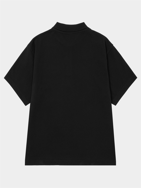 經典刺繡POLO衫(BLACK / M)