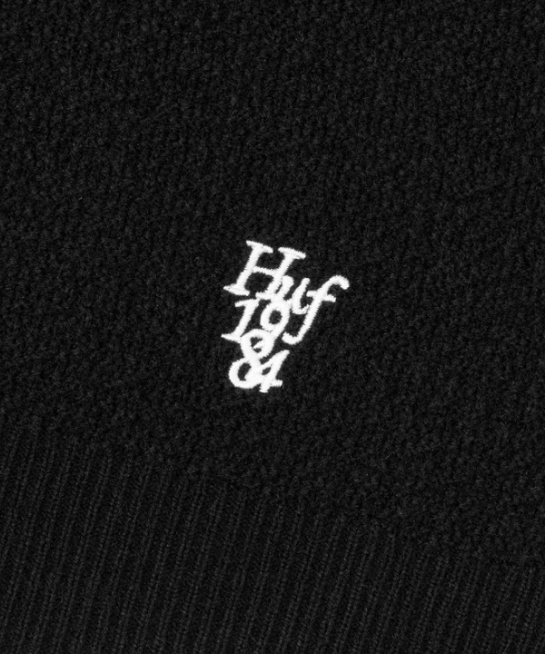 1984 針織長袖上衣(BLACK / L)