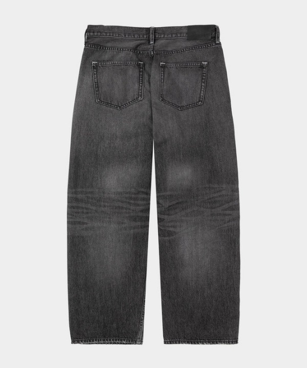 EXPRESSION 水洗刷舊丹寧長褲(WASHED BLACK / 28)