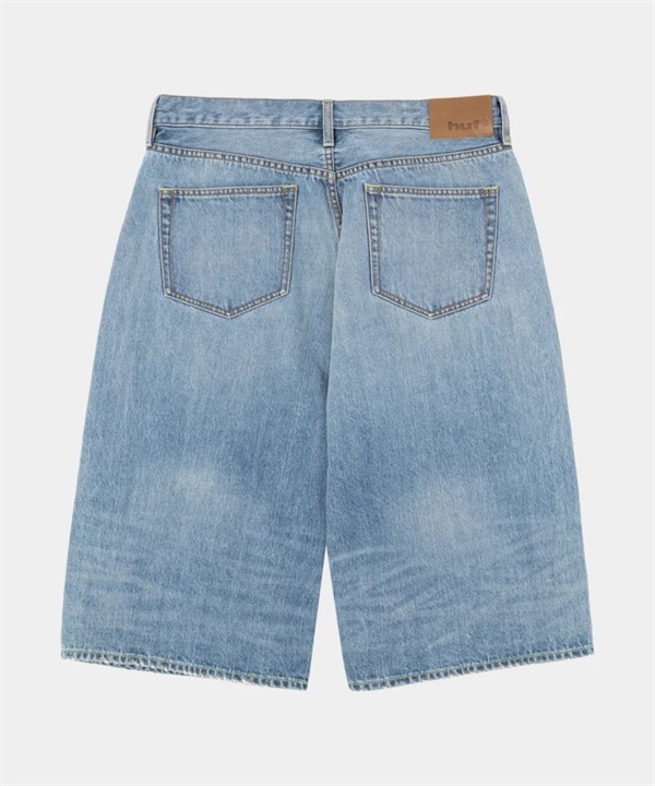 EXPRESSION 水洗丹寧寬版短褲(WASHED INDIGO / 32)