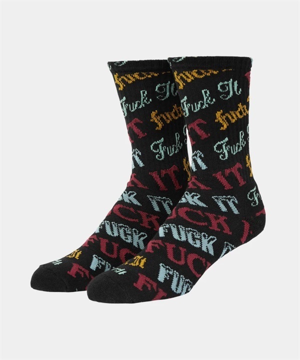 WINTERTIME FUCK IT 文字襪