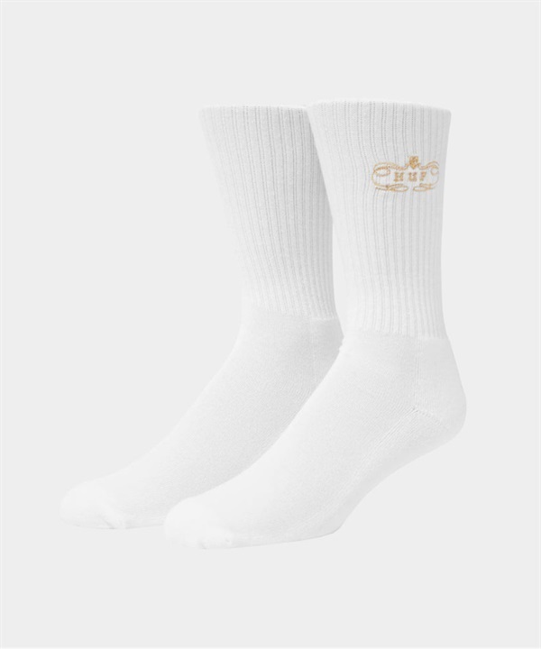 WORLDWIDE CLOTHIERS 文字襪(WHITE / F)