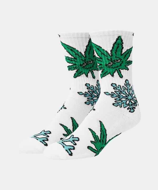 GREEN BUDDY 雪花圖案襪(WHITE / F)