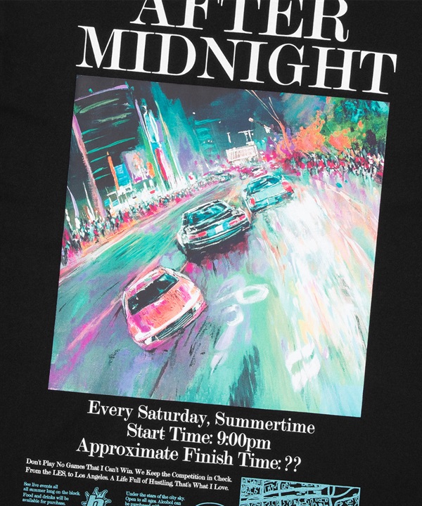 AFTER MIDNIGHT 短袖 T 恤(BLACK / L)