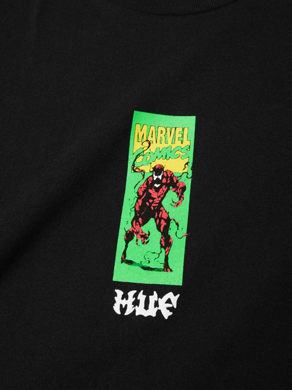 HUF × SPIDER-MAN MAXIMUM CARNAGE 聯名短袖 T 恤(BLACK / M)