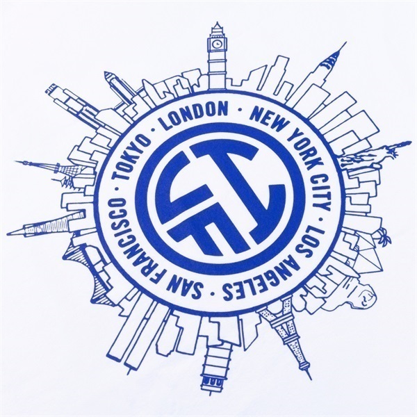 INTERNATIONALLY KNOWN字樣短袖T恤(WHITE/M)