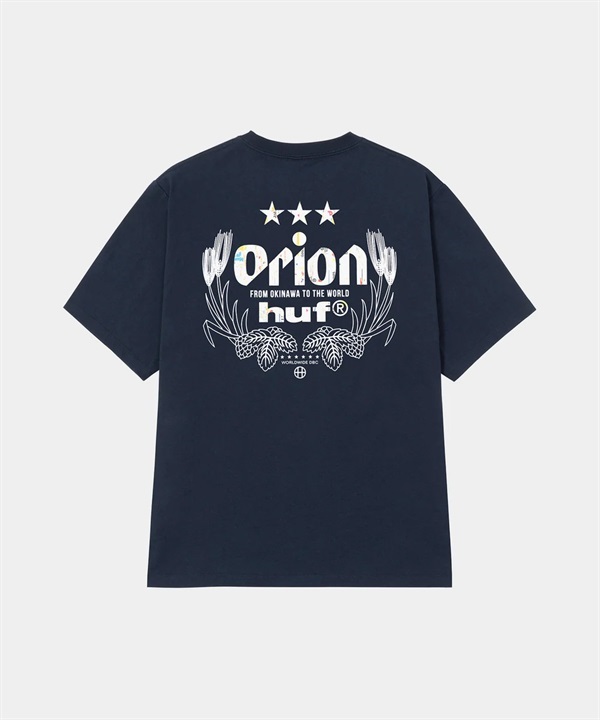 HUF X ORION WORLDWIDE 短袖 T 恤(NAVY / M)