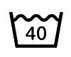最高水溫 40°C，可使用洗衣機常規清洗
